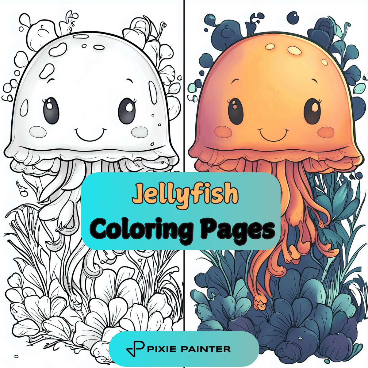 Jellyfish Coloring Pages