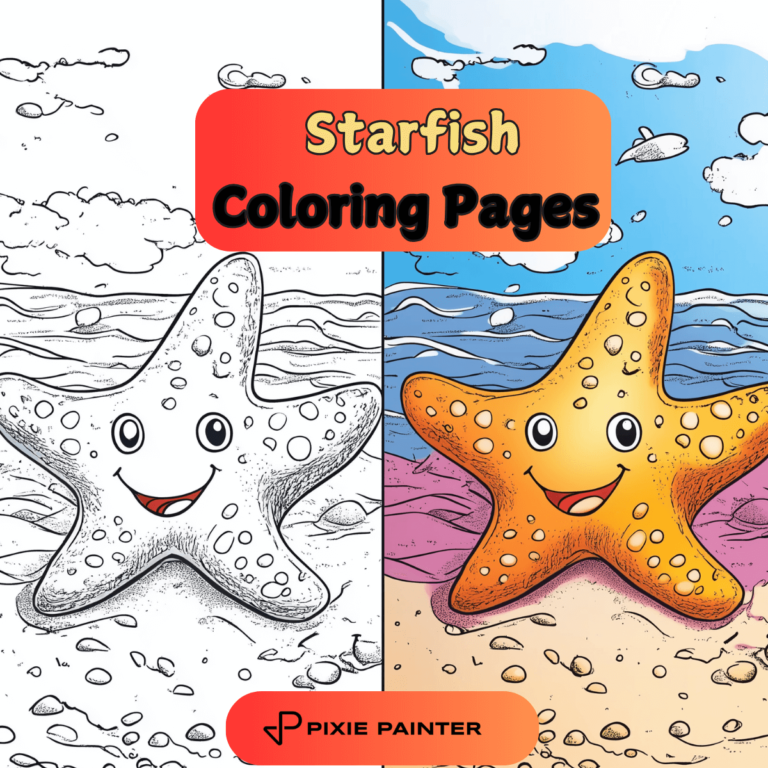 Starfish Coloring Pages