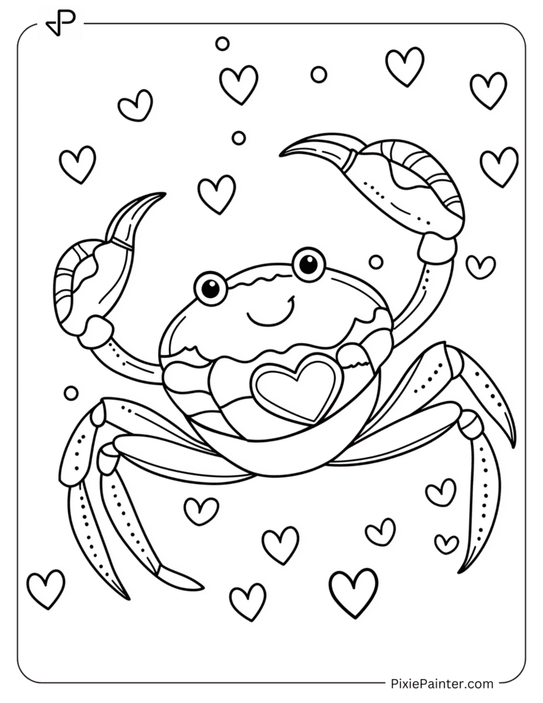 Cute Crab in Love