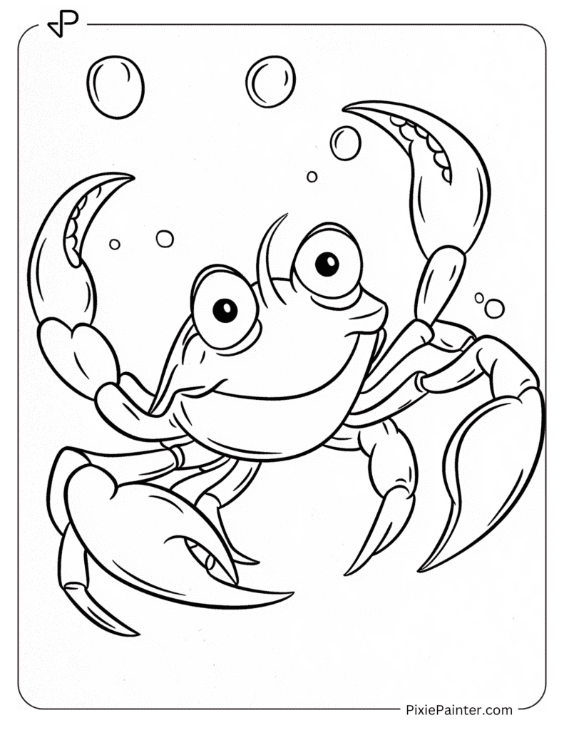 Smilling Sebastian Crab From Little Mermaid