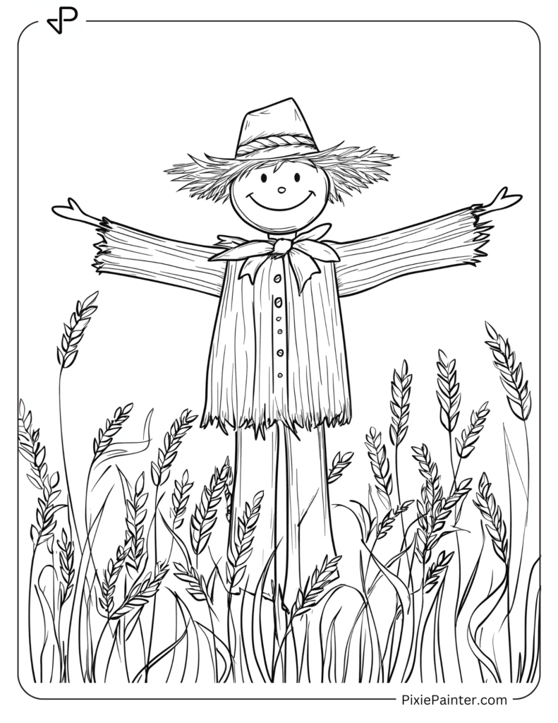 12. Scarecrow In Wheat Field