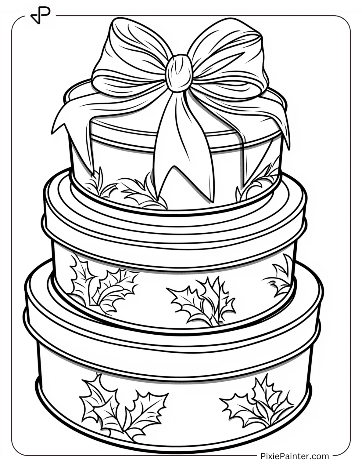 32 Christmas Presents Coloring Pages [Free PDFs] - Pixie Painter