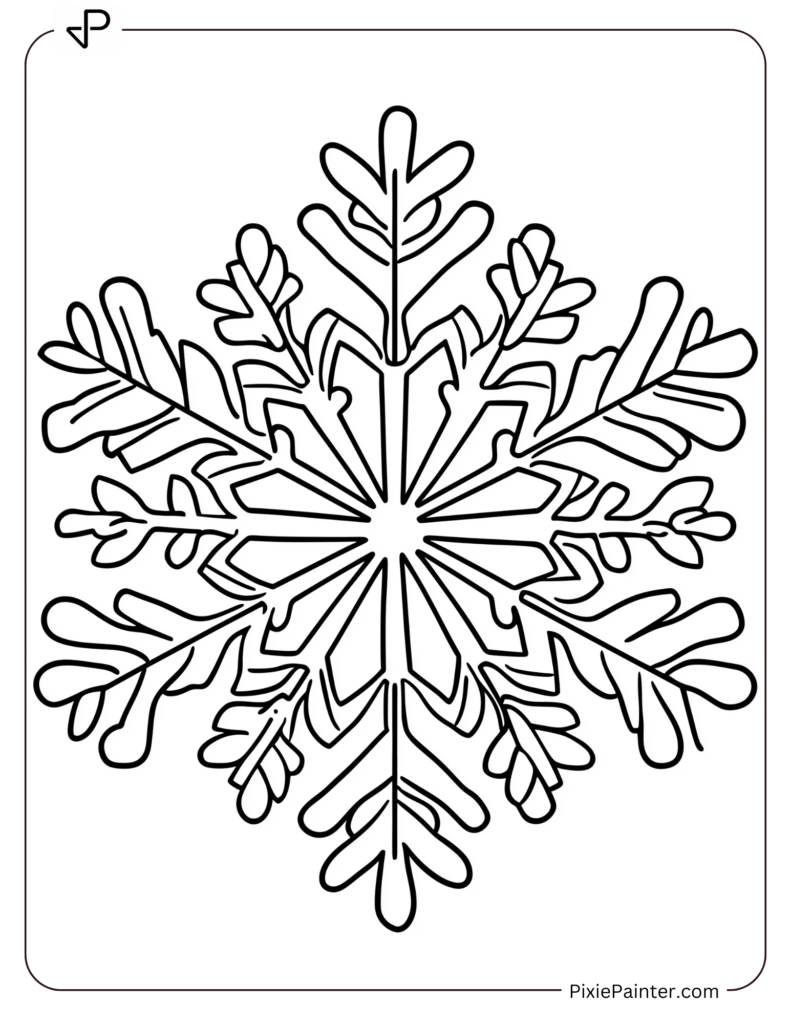 13. Fernlike Hexagonal Plate Coloring pages