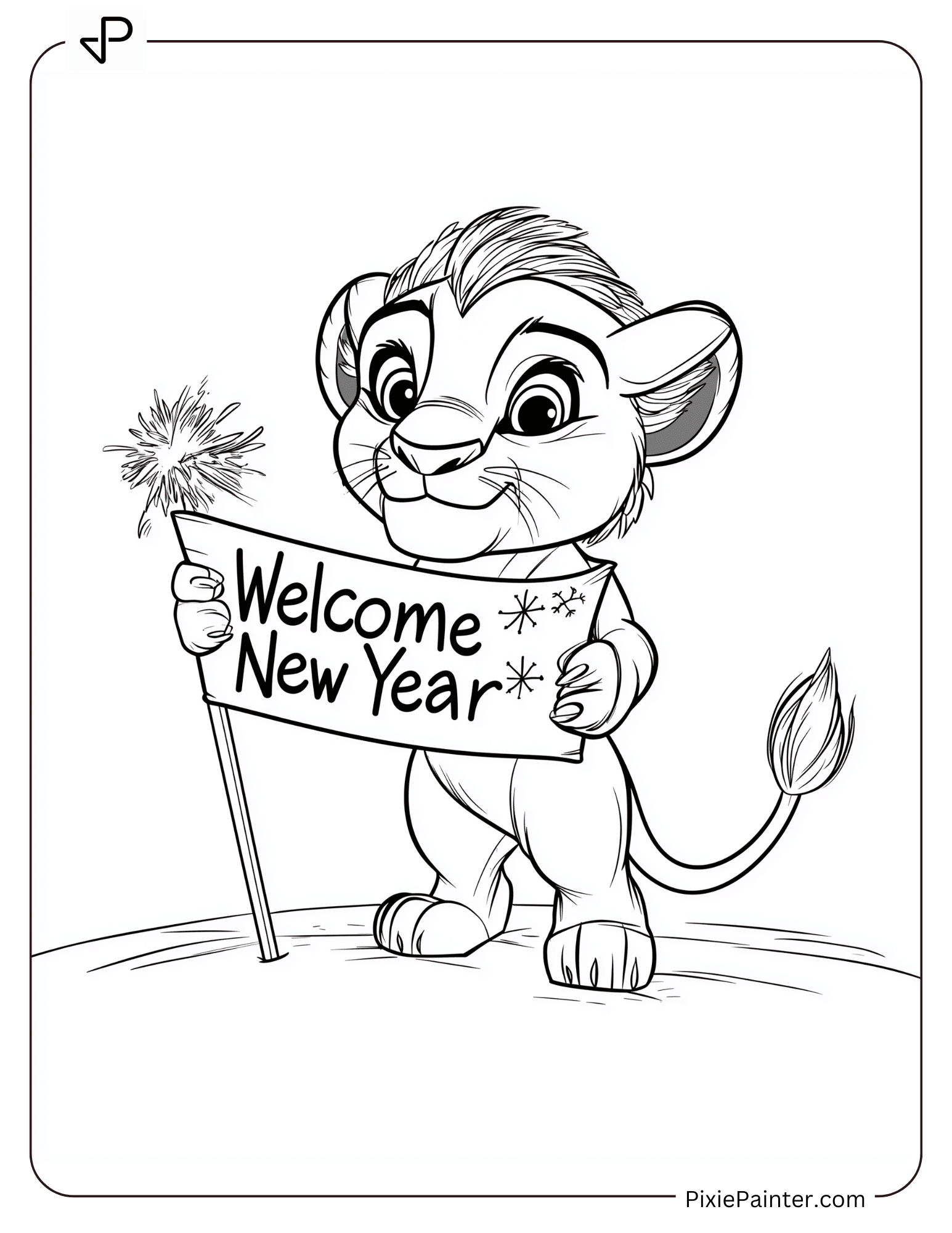 36 New Year Coloring Pages For Kids [Free PDFs]