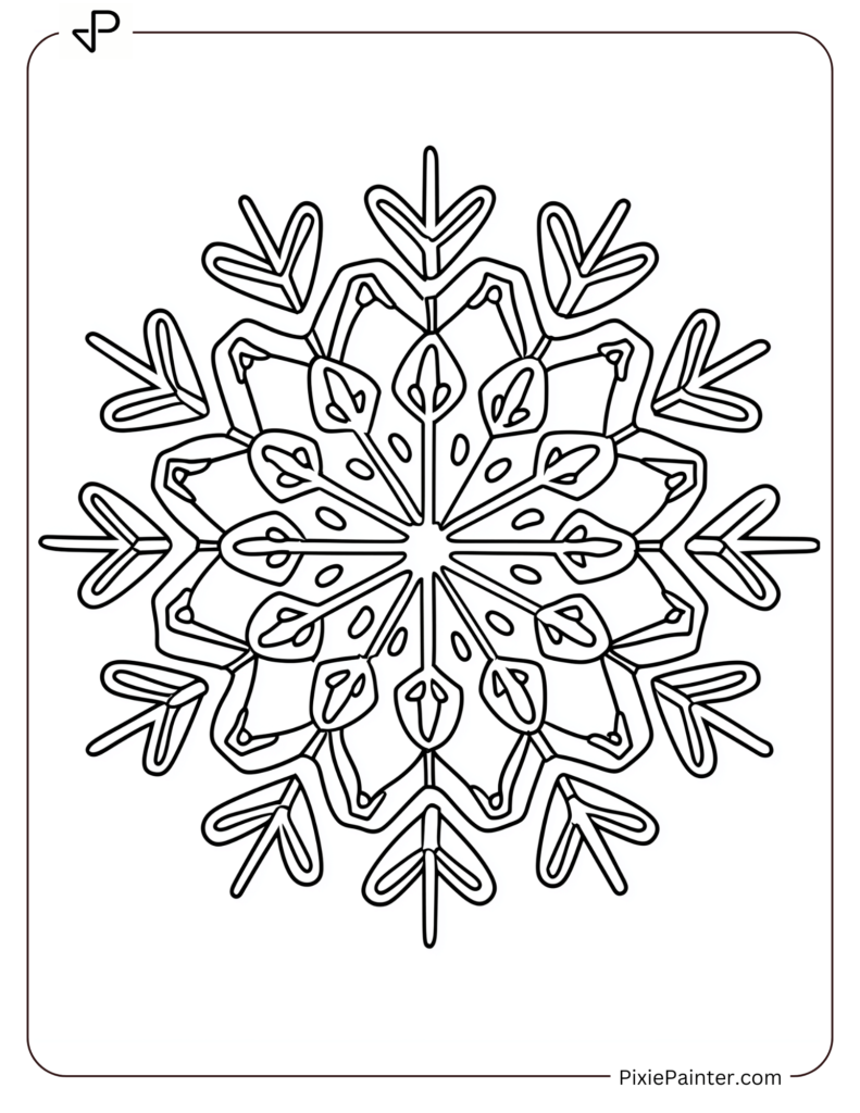 16. Hoarfrost Flake Snowflake