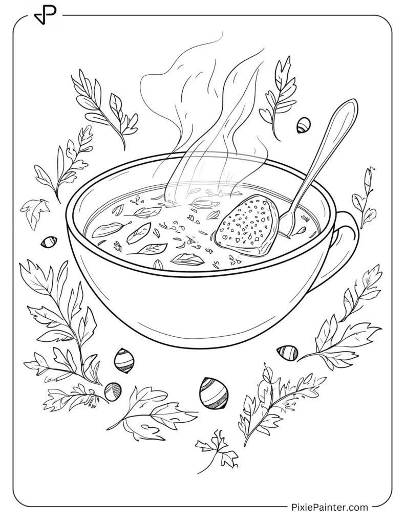 20. Steaming Bowl Of Hot Soup