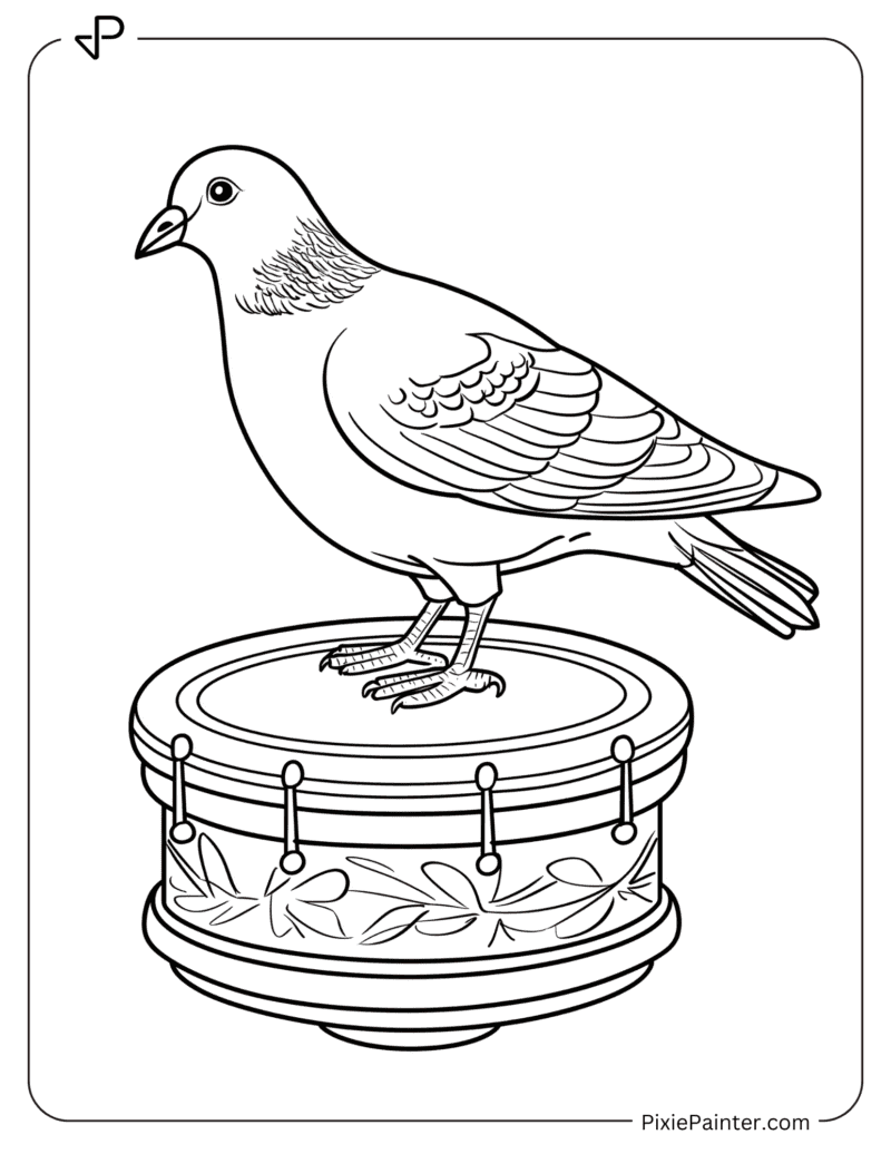 32 Pigeon Coloring Pages [Free PDFs] - Pixie Painter