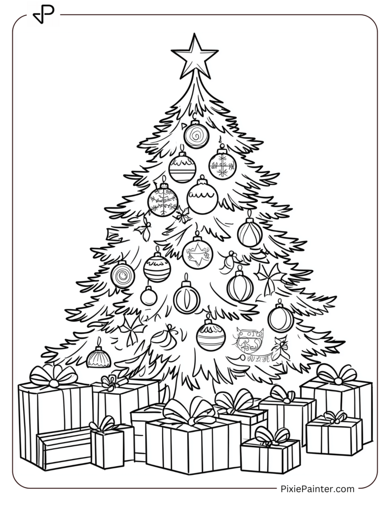 30. Christmas Tree With Grand Decorations