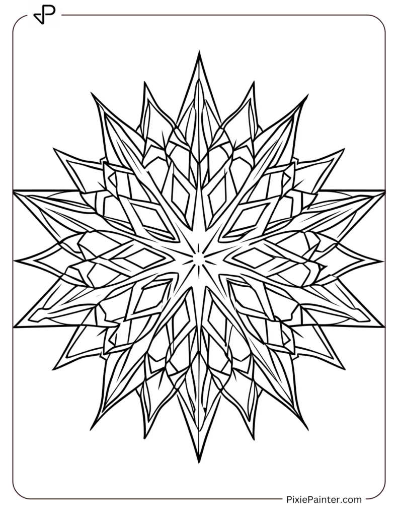 38. Stellar Crystal Snowflake