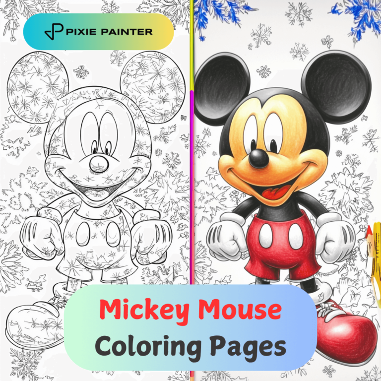 Mickey Mouse Coloring Pages