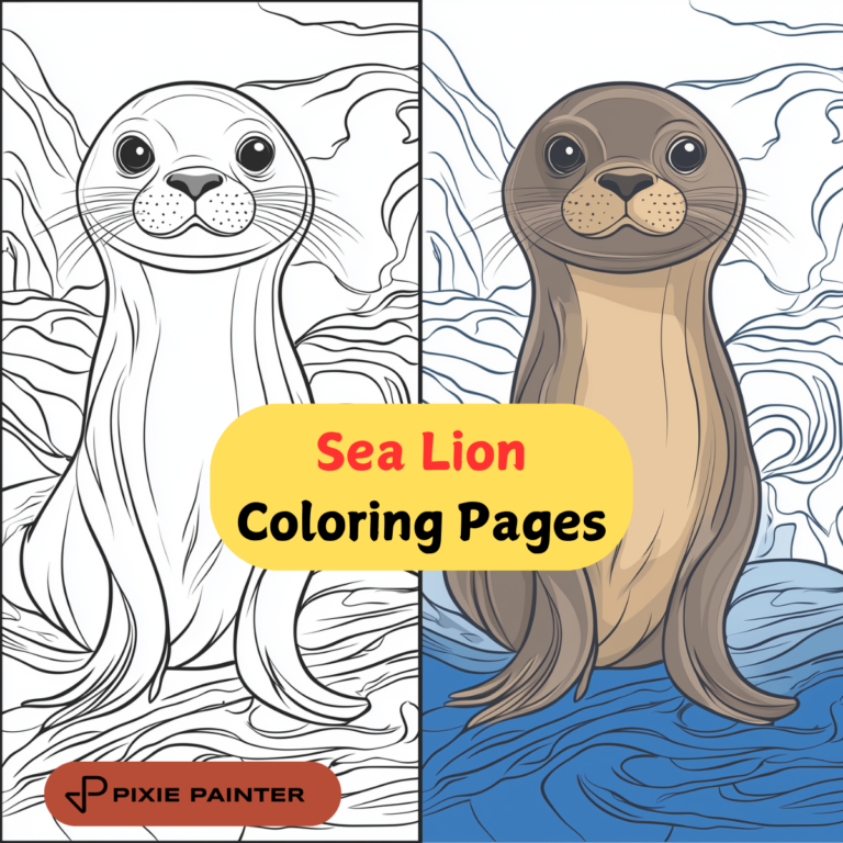 Sea Lion Coloring Pages