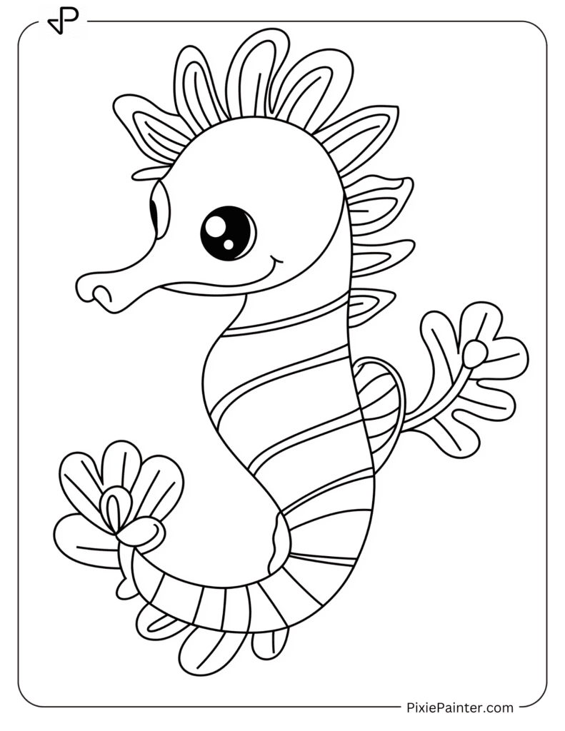 Seahorse with Sparkly Eyes