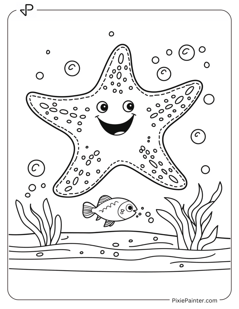 Starfish Playing Tag