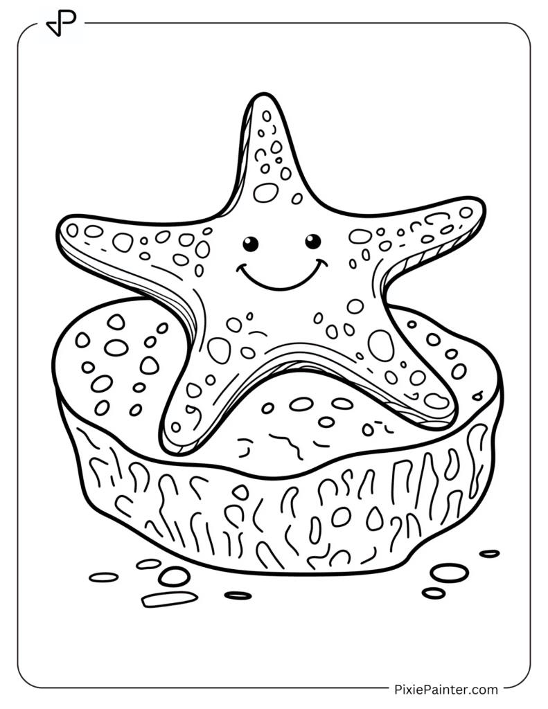 Starfish on a Sponge Bed