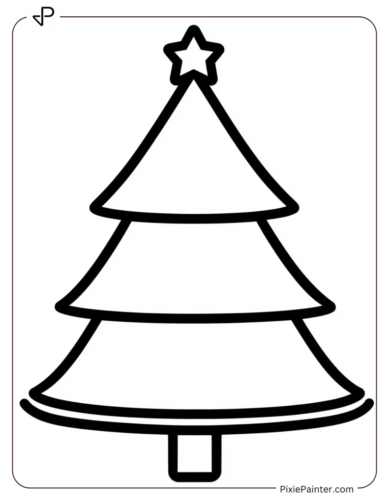 Three Layer Blank Christmas Tree