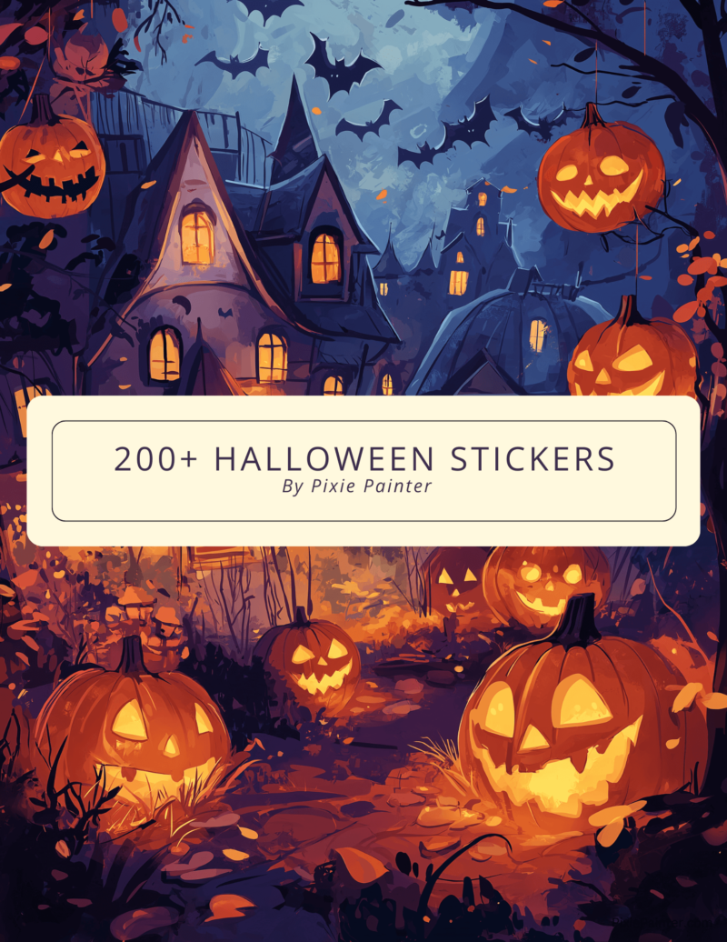 Printable Halloween stickers