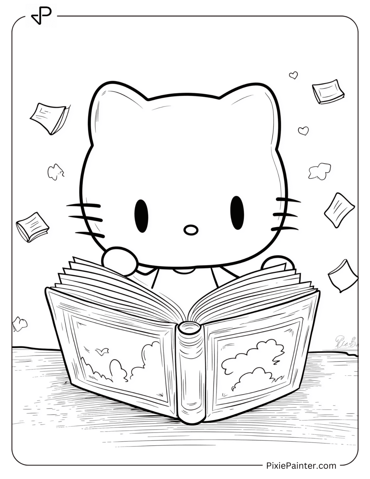 28 Winter Hello Kitty Coloring Pages [Free PDFs] - Pixie Painter