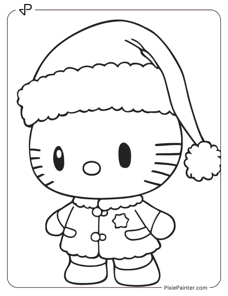 Hello Kitty in a Santa Suit