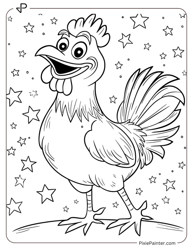 19. Bright Rooster Singing Lunar Songs