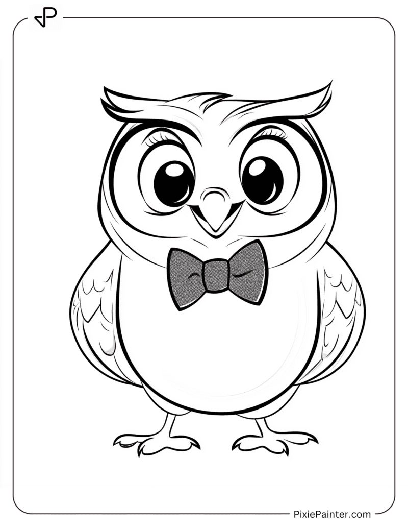 49 Owl Coloring Pages [Free PDFs] - Pixie Painter