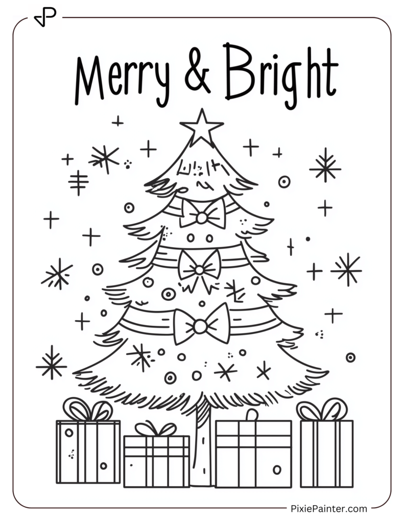 27. Merry & Bright Christmas Card