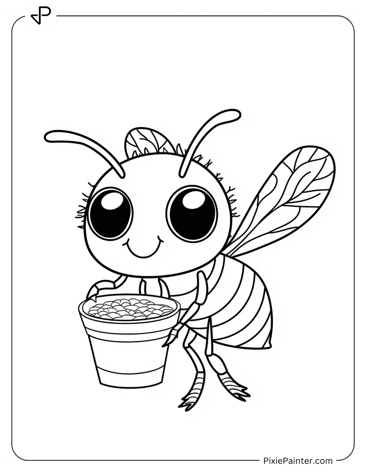 33 Bumblebee Coloring Pages for Kids [Free PDFS] - Pixie Painter