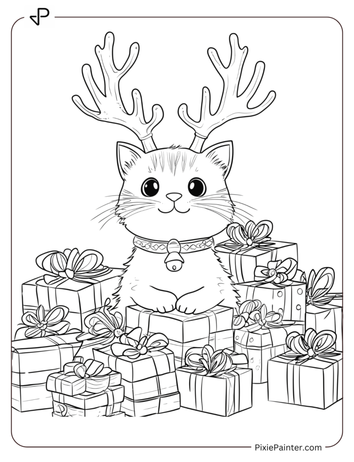 Cute Christmas Coloring Book - Image 7