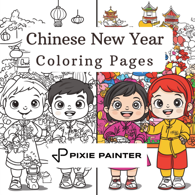 36 Chinese New Year Coloring Pages [Free PDFs]