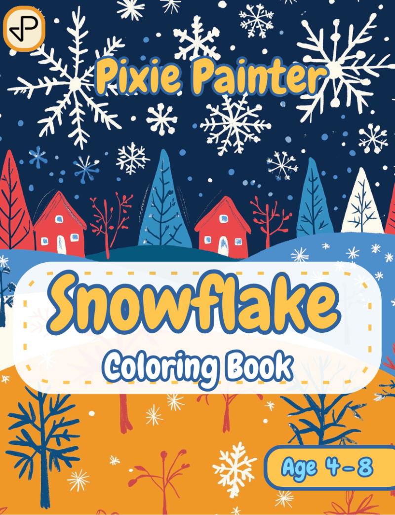 Cover Image ofSnowflake Coloring Book