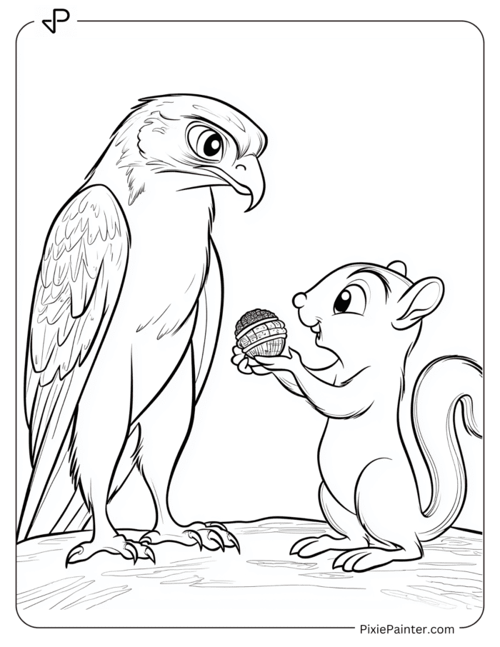 30 Falcon Coloring Pages [Free PDFs] - Pixie Painter