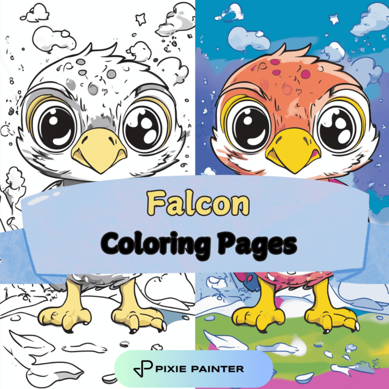 Falcon Coloring Page