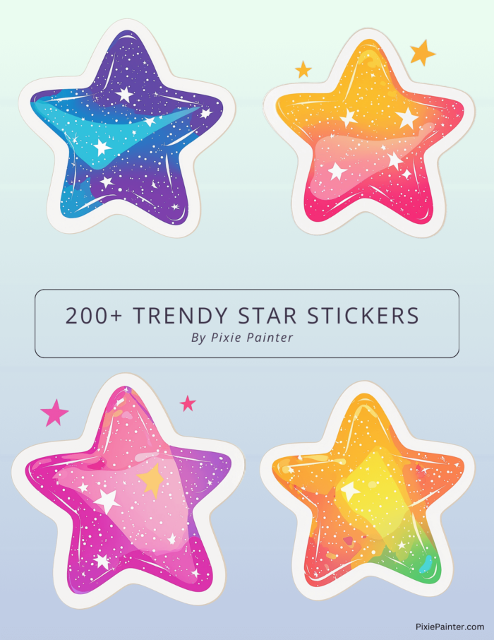 Printable Star Sticke Pack