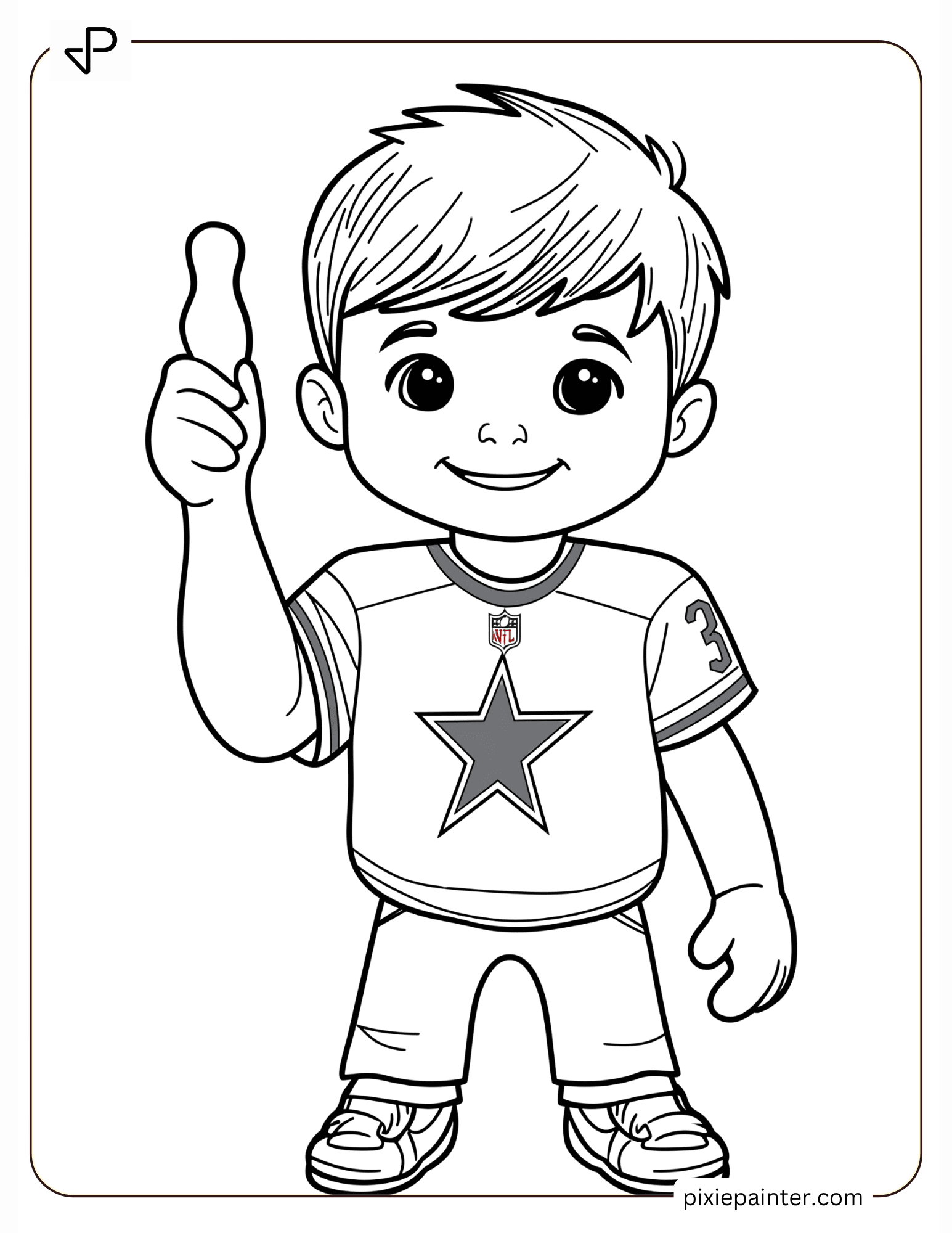 28 Dallas Cowboys Coloring Pages [Free PDFs] - Pixie Painter