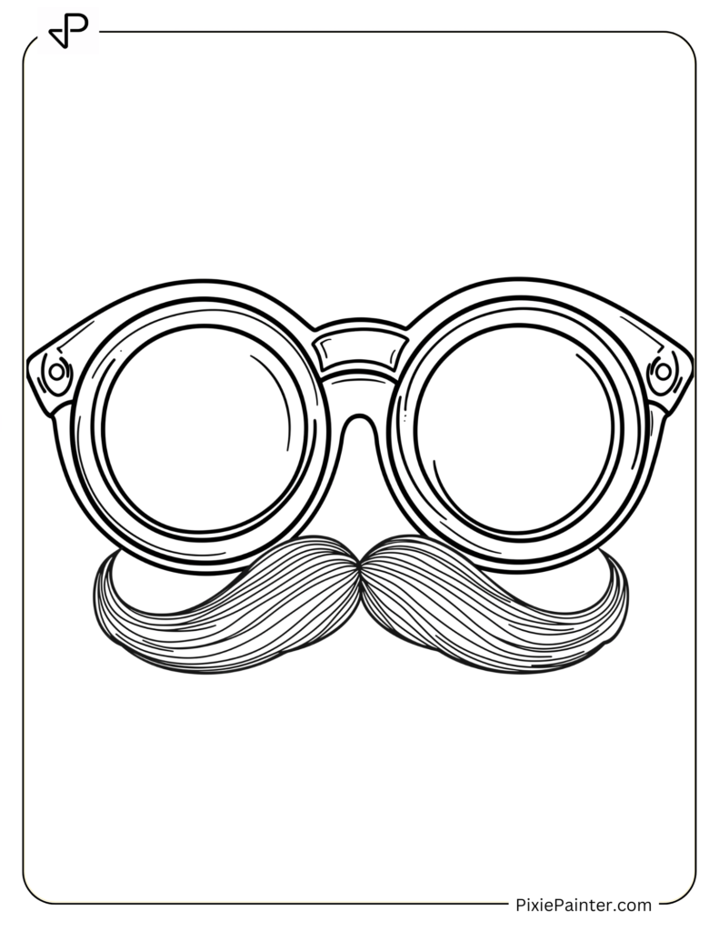 Goofy Glasses With A Mustache Attached