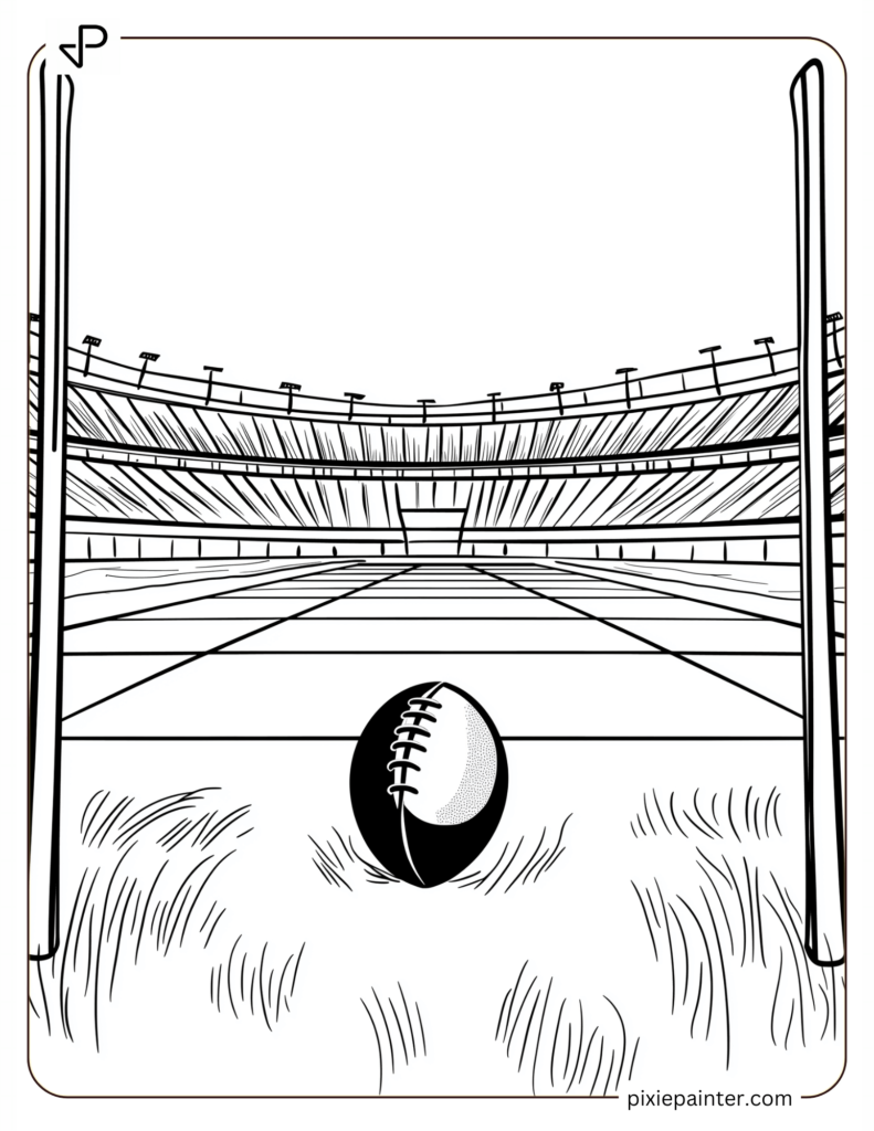 Ball on Center Spot – A football placed in the middle of the field