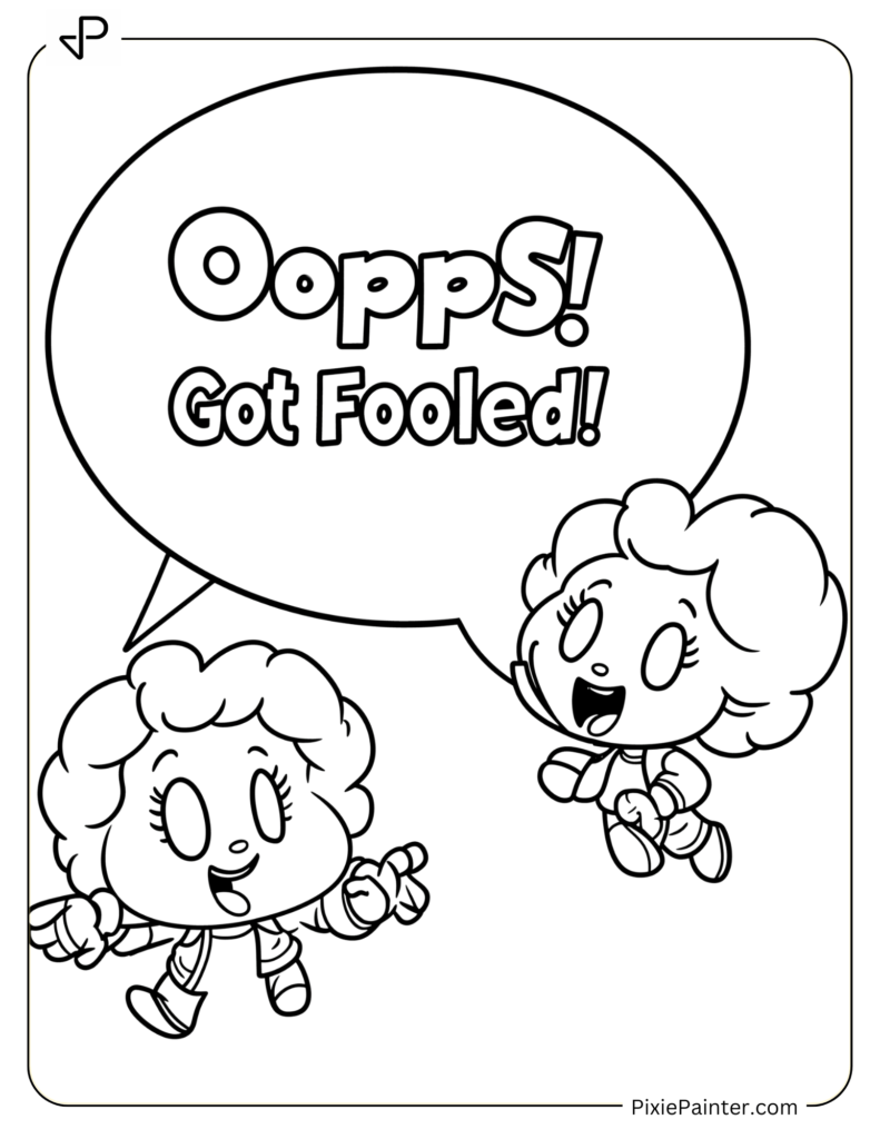 “Oops! Got Fooled!” In A Speech Bubble