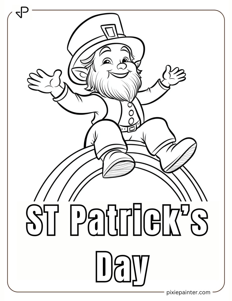 ST Patrick Day Coloring Pages of <yoastmark class=