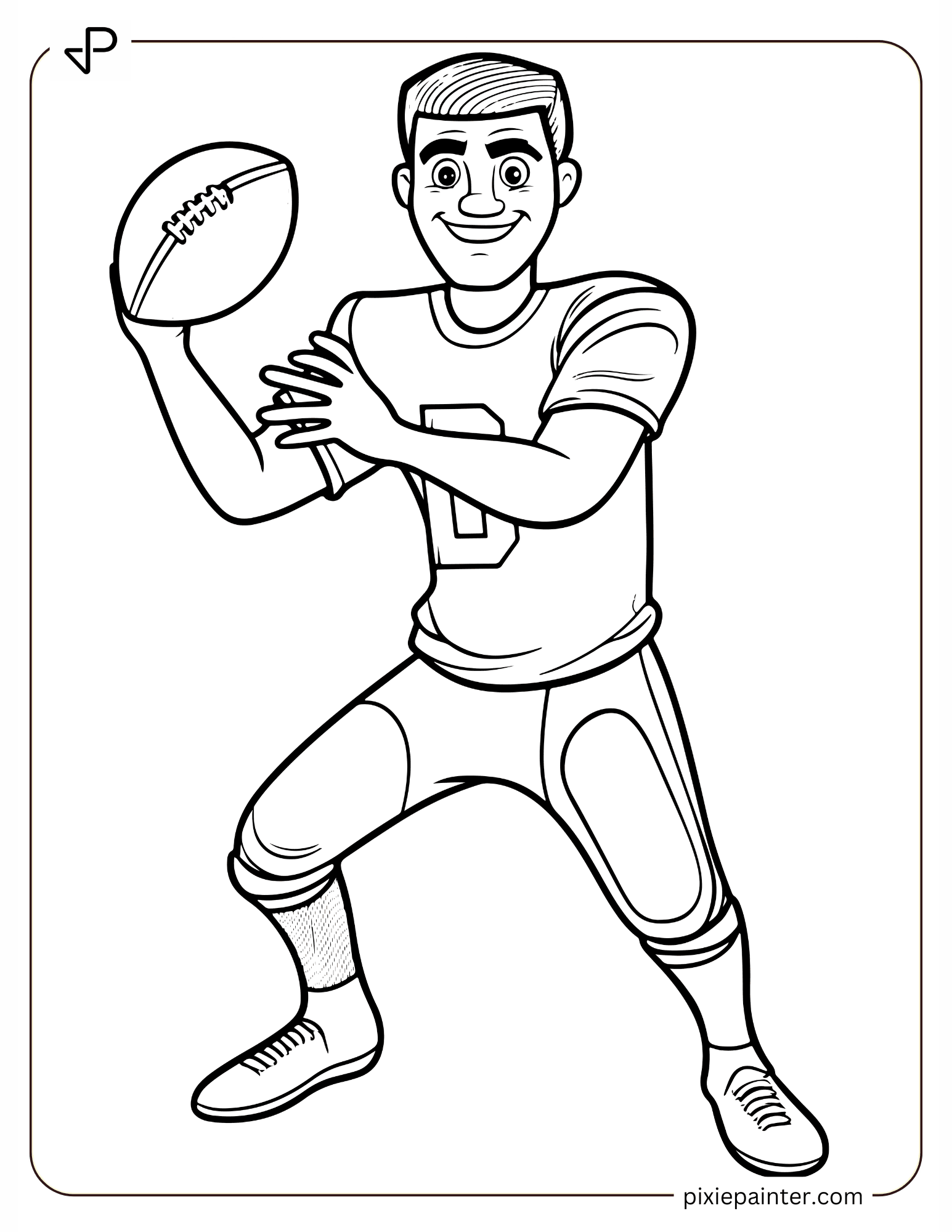 40 NFL Coloring Pages [Free PDFs] - Pixie Painter