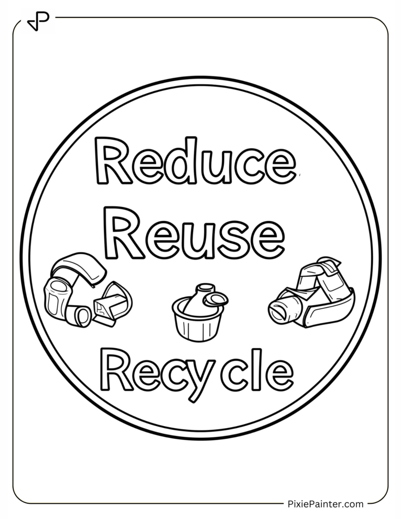 Simple “Reduce, Reuse, Recycle” Symbol Design