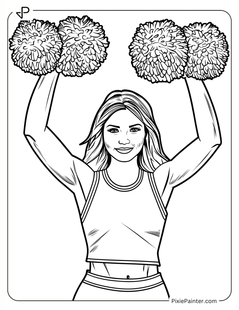 Cheerleader Pom-Poms for Super Bowl Spirit