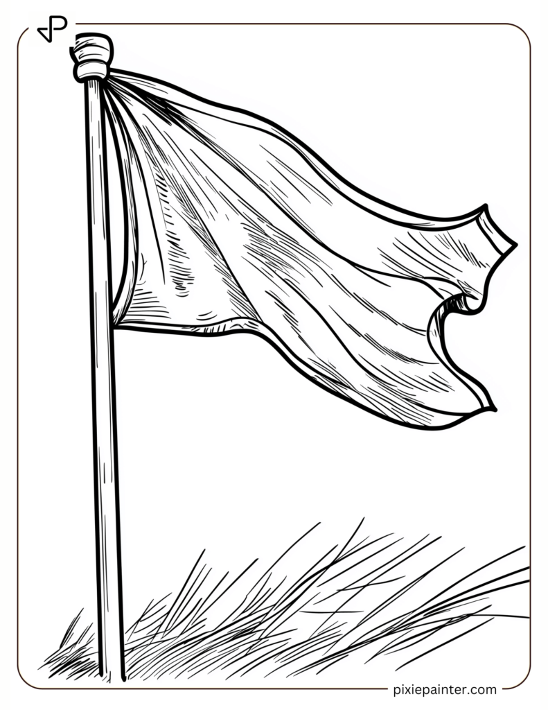 Philadelphia Eagles Penalty Flag Illustration