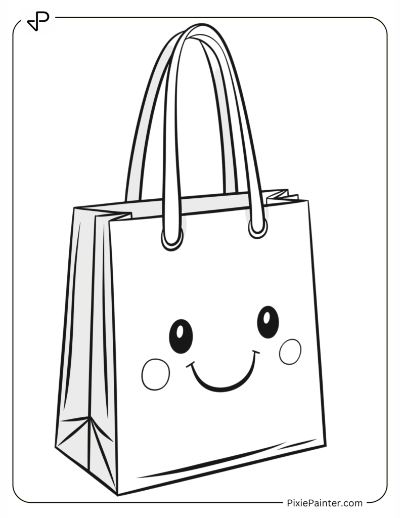 Reusable Shopping Bag with a Smile