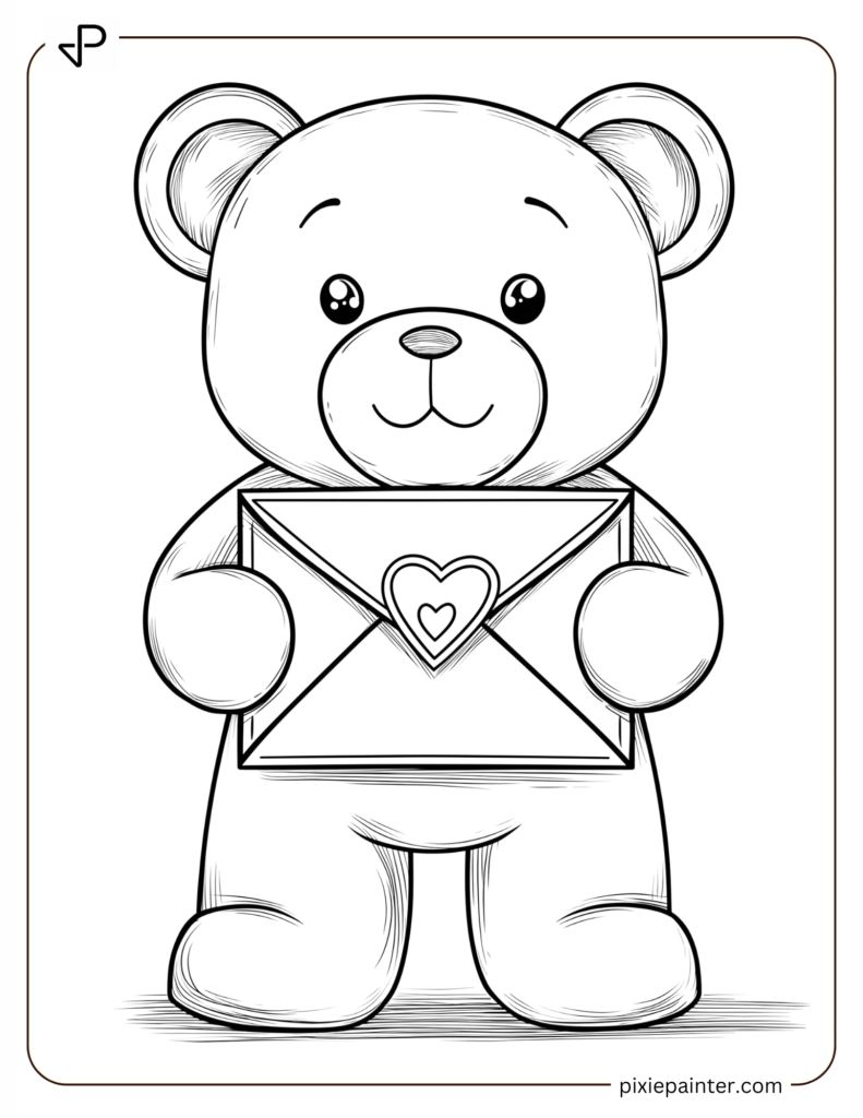 27. Lovely Teddy With A Big Love Card