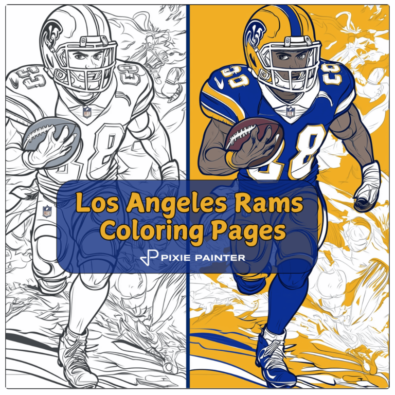 los angeles rams coloring pages