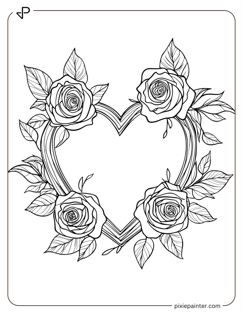 46 Valentine's Day Coloring Pages for Adults [Free PDFs]