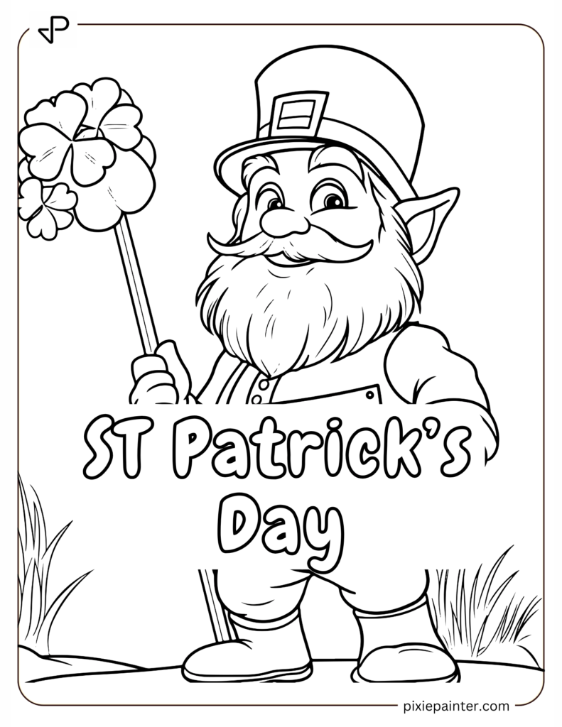 ST Patrick Day Coloring Pages of <yoastmark class=