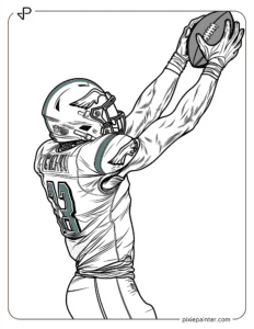 29 Philadelphia Eagles Coloring Pages [Free PDFs] - Pixie Painter