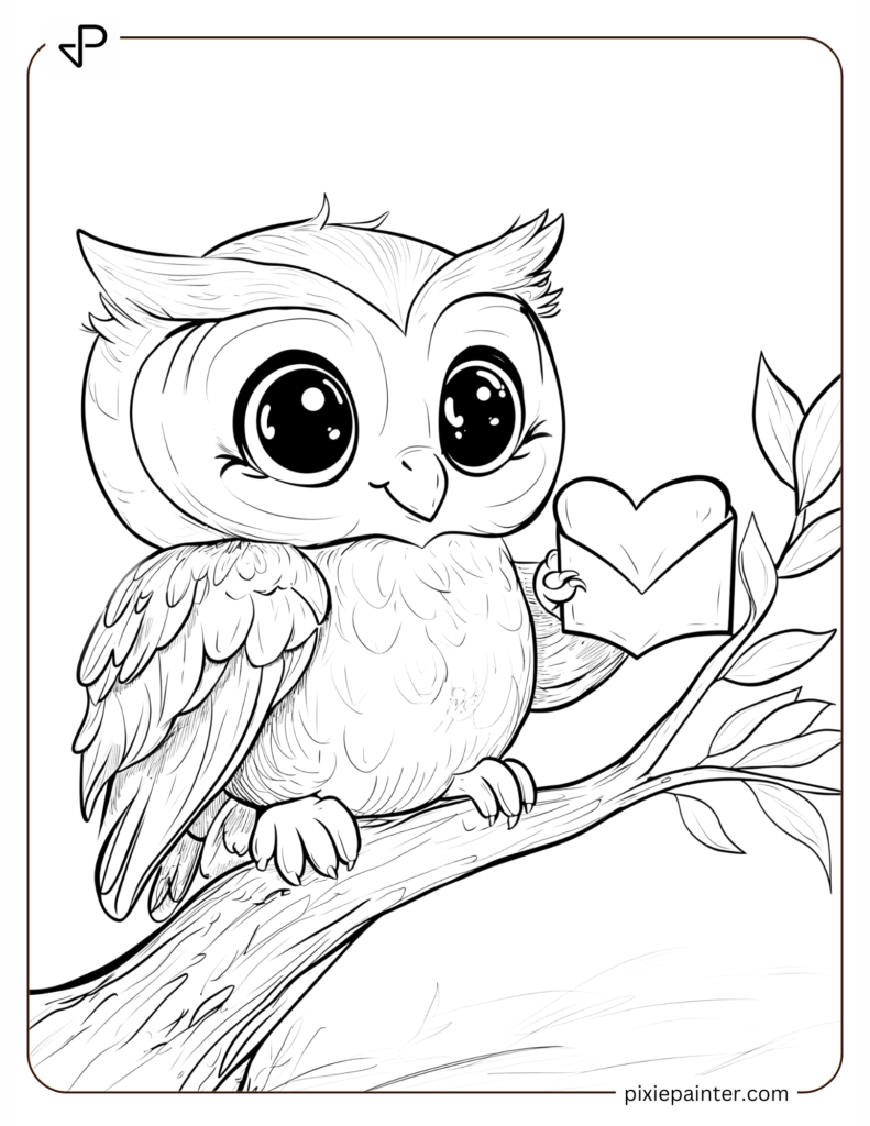 31. Adorable Owl With Love