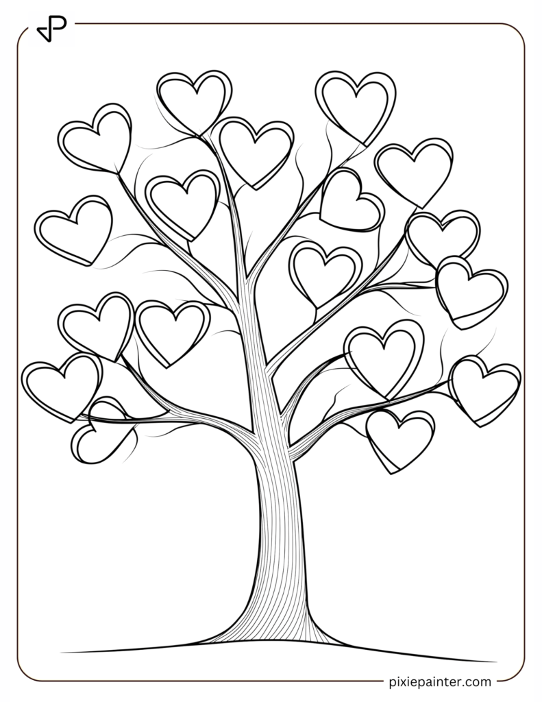 Tree With Heart-Shaped Leaves