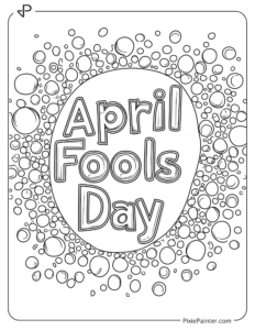 36 April Fools Day Coloring Pages [Free PDFs]